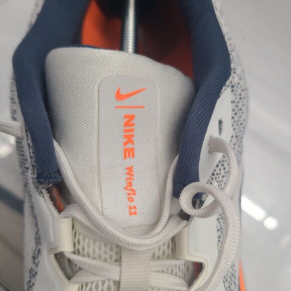 Men's Nike Air Winflo 11 Shoes Total Orange-Thunder Blue Size 14 FJ9509-103 - Picture 7 of 9